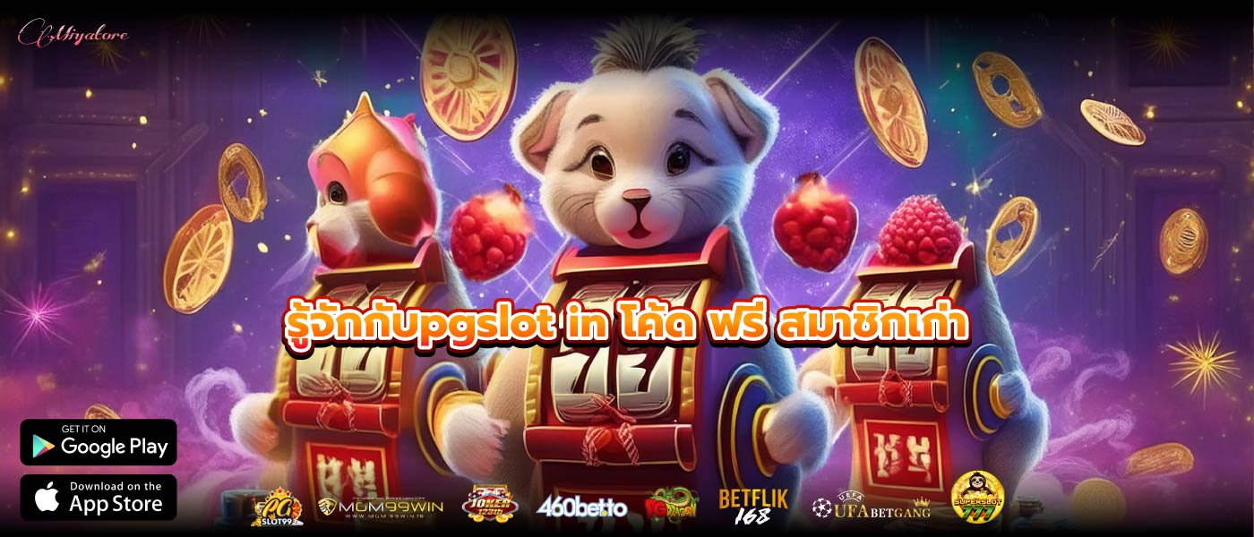 รู้จักกับpgslot in โค้ด ฟรี สมาชิกเก่า